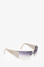 Salvatore Ferragamo Tinted Grey Embellished Sunglasses