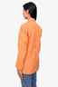 Sandro Orange Oversized Blazer Size 34