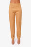 Yve Saint Laurent Camel Cotton Trousers Estimated Size 4