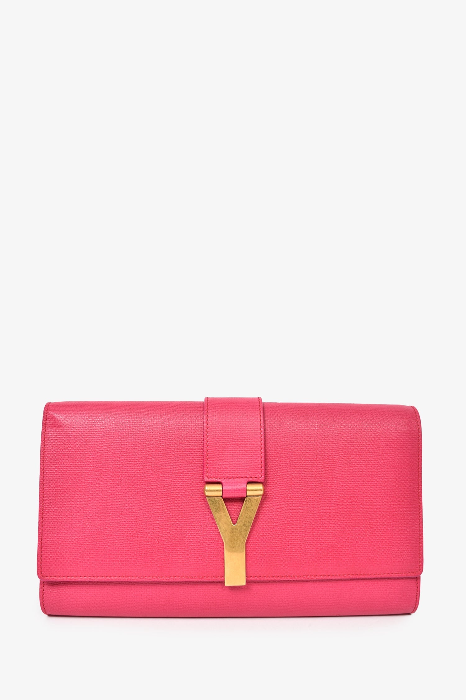 Ysl hot pink clutch Clearance