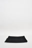 Want Les Essentials Black Leather/Fabric Weaved Double Zip Clutch