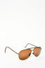 Christian Dior Metal Frame Aviator Sunglasses