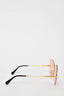 Louis Vuitton Gold Pink/Orange Ombre Sunglasses