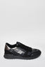 Valentino Black Camouflage Leather Rockstud Sneakers Size 41 Mens