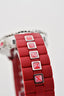 Christian Dior Christal Red Rubber/Sapphire + Crystal Watch