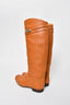 Hermes Tan Leather 'Her' Riding Boots Size 38