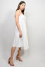 N.21 White Strappy Pleated Skirt Maxi Dress Size 44