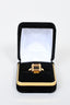 Louis Vuitton 18K Gold Emprise Yellow Citrine Ring