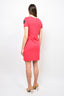 Chanel Fuschia Cashmere Dress with Pockets Size 40