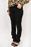 Christian Dior Black Pant with Tulle and Velvet Details Size 4