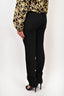 Christian Dior Black Pant with Tulle and Velvet Details Size 4