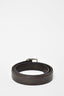 Gucci Brown Leather Belt w/ SHW Size 105