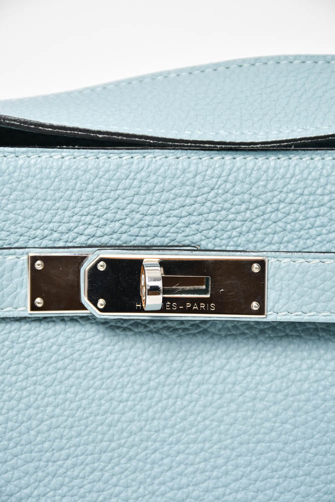 Hermès SO KELLY Blue Leather ref.24135 - Joli Closet
