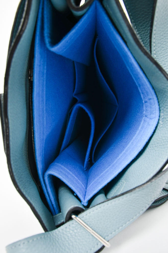So kelly leather handbag Hermès Blue in Leather - 32742527
