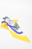Hermes Yellow/Purple "Brides de Gala" 40cm Silk Square Scarf