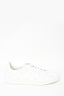 Louis Vuitton White Monogram Leather Sneakers Size 38 Mens