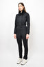 Stella McCartney x Adidas Black Jumpsuit with Fabric Collar Size 38