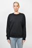 Supreme Black Cotton Logo Crewneck Sweatshirt Size M Mens
