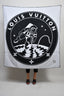 Louis Vuitton Grey/Black Wool/Cashmere Limited Edition Astronaut Satellite Blanket