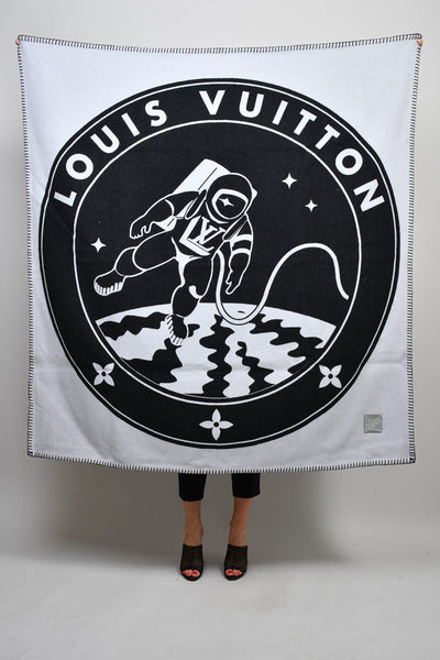 Louis Vuitton Men's Black Gray Wool Cashmere City LV Satellite