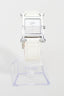Hermes White Croc Leather Heure H Double Jeu Watch