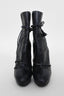 Emilio Pucci Blue Python Platform Tie Boots Size 40