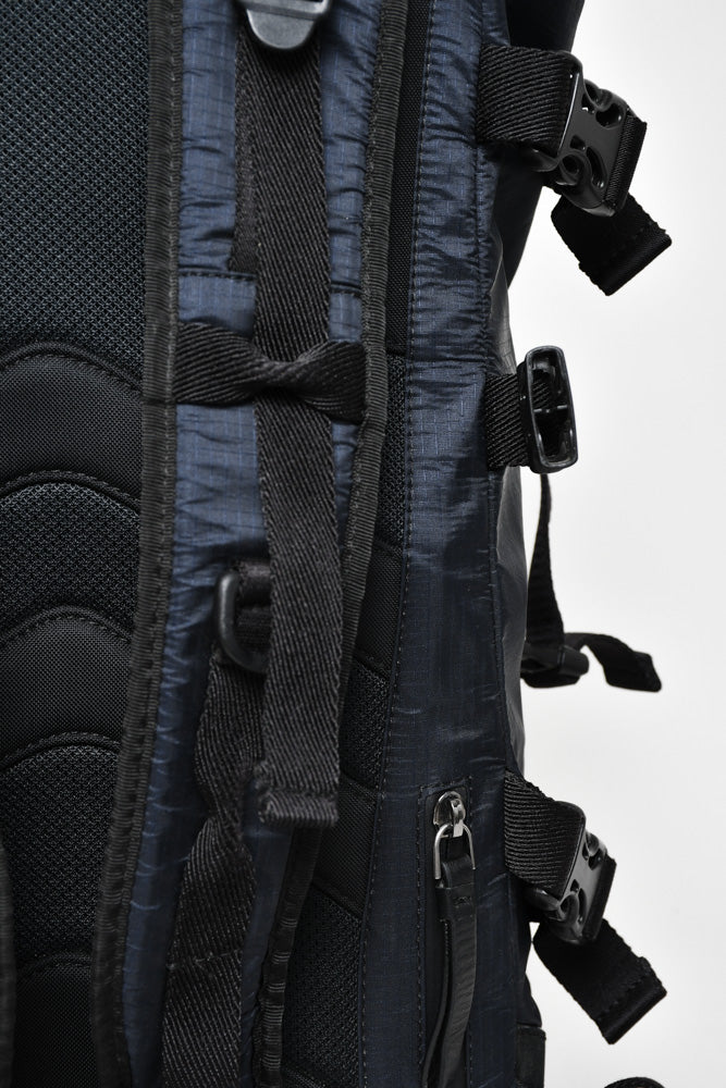 Moncler Navy Blue/Black Nylon 'Argens' Backpack