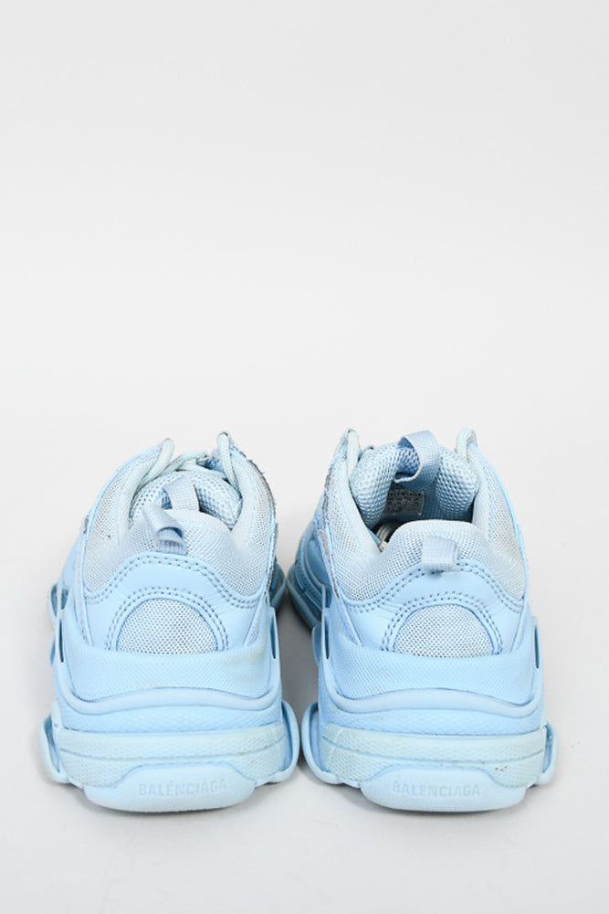 Balenciaga Light Blue Triple S Sneakers Size 32 Kids
