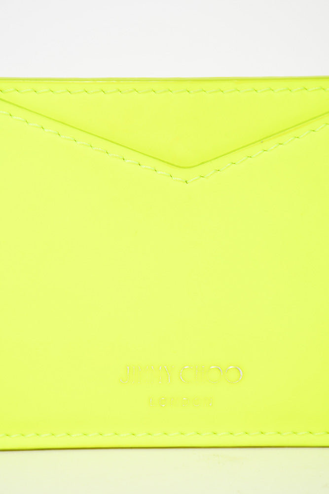 Jimmy Choo Neon Yellow Cardholder