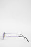 Chanel Purple Wire Frame Mini Sunglasses