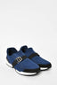 Hermes Navy Blue Neoprene Sneakers Est. Size 38