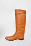 Hermes Tan Leather 'Her' Riding Boots Size 38