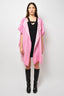 Burberry London Pink TB Printed Silk Cape