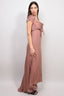 Valentino Dusty Rose Silk Bow Gown Size 6